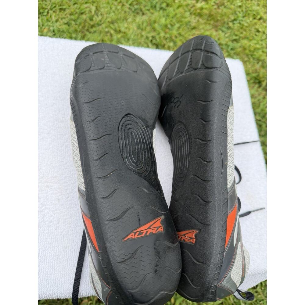 Altra Men’s Low Top Lace Up Athletic Sneakers Gray Black Orange A11141 - Picture 4 of 7